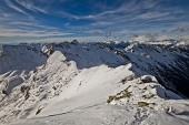 Invernale al MONTE MASONI con discesa in Valsambuzza e salita al PIZZO ZERNA il 21 gennaio 2012 - FOTOGALLERY